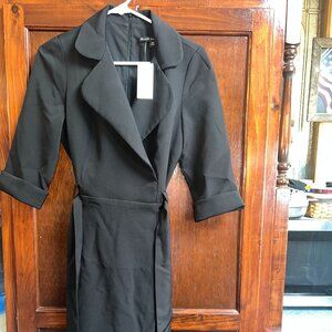 Womens Size 8 Black Halo Dress